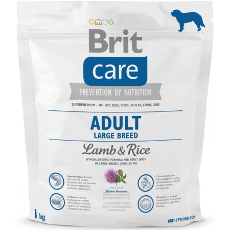 Brit Care (Брит Кеа) Adult Lardge Breed (1 кг) корм для взрослых собак больших пород с ягненком и рисом